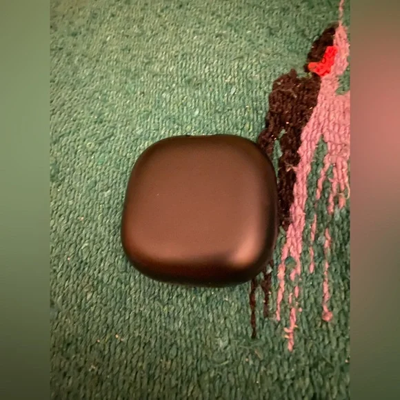 Shokz Black Earbud Case w/ earbuds - Picture 2 of 3